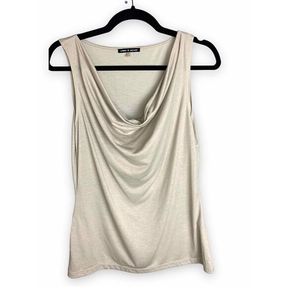 Cable and Gauge Shimmery Sleeveless Blouse - Picture 1 of 4